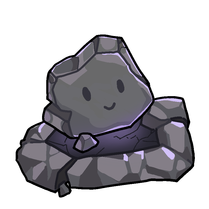 the rock mascot